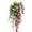 A, variant on Artificial Violet Hanging Garland, 5 Branches Autumn Fake Flowers for Wedding, Garden & Courtyard Decor