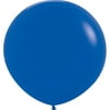 2 Giant Fashion Royal Blue Round Balloons 36"