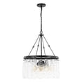 thumbnail image 5 of SAFAVIEH Selene 4-Light Farmhouse Black Iron Chandelier, 5 of 8
