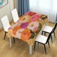thumbnail image 4 of Yayeee Tablecloths 60" x 108" Rectangle Wrinkle Resistant Party Table Cover, Abstract Floral, 4 of 8