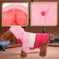thumbnail image 4 of Miangastore 1Pcs Manteau Chaud pour Chien Coton Rouge Design à Capuche pour Jogging en Plein Air, 4 of 9