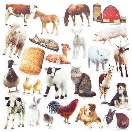 UPC: 0195158477757 | Barnyard Animals Die Cut Stickers by Recollections™