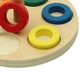 thumbnail image 4 of Anillos de apilamiento de , juguetes, bloques de construcción geométricos, embalaje , reconocimiento de color, torre de apilamiento de CUTICAT Juguetes para apilar arcoíris, 4 of 5