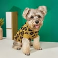 thumbnail image 5 of Knitting Leopard Print Dog All Seasons Blouse, Warm Windproof Pet Jumpsuit For Small Medium Dogs, Lightweight Knitwear For Winter Cold Protection, Pet Apparel With, 5 of 9