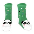thumbnail image 5 of TeeHee Little Girls Cotton Crew Socks 6 Pair Pair (9-10 Years, Animal Crew), 5 of 8
