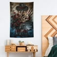thumbnail image 4 of Horror Freddy Krueger Tapestry Wall Hanging Wall Art Decor Wall Tapestry for Living Room Bedroom Dorm 40"x60", 4 of 8