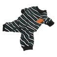 thumbnail image 4 of Striped Dog Pajamas with Ribbed Cuffs, Open Tummy Design, Premium Fabrics - Suitable for a Wide Range of Scenes, 4 of 8