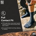 thumbnail image 2 of FITS Light Hiker, Merino Wool, Moisture-Wicking, Breathable, Odor Resistant, Mens Hiking Socks, Womens Hiking Socks Large Navy, 2 of 8