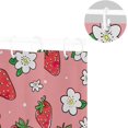 thumbnail image 5 of Strawberries Flowers Shower Curtain Waterproof Fabric with 12 Hooks Bathroom Decorative Bath Curtain Set Polyester Fabric Machine Washable 60 x 72 Inch, 5 of 6