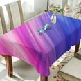 thumbnail image 4 of Ryvnso Blue Pink Tie Dye Rectangle Table Cloth Tablecover Dinning Tablecloth 54"x54", 4 of 8