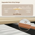 thumbnail image 6 of EnHomee King Bed Frame with 4 Drawers & 2-Tier Storage Shelf Upholstered Bed Frame with Headboard Bed Frame with Storage, Gray, 6 of 10
