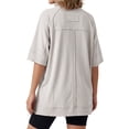 thumbnail image 3 of MOYIKO Oversized T Shirts for Women with Pockets 3/4 Sleeve Summer Tops Loose Fit Y2K Fashion Tees, 3 of 7