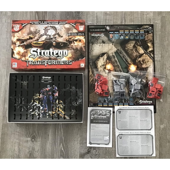 Open Box Transformers Stratego Game - 2007 - Milton Bradley - Great Condition