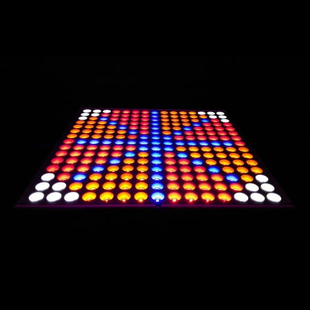 zimtown 45w 2400lm 225 led red amp blue amp orange amp white 225 blue red orange white led plant grow light panel
