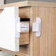 thumbnail image 4 of Fridge Lock,Refrigerator Lock for Kids,Cabinet Locks for Babies,Child Drawer Locks,Freezer Door Lock for Safety Proof for Toddlers,(White 2 Pack)7*7c-, 4 of 5