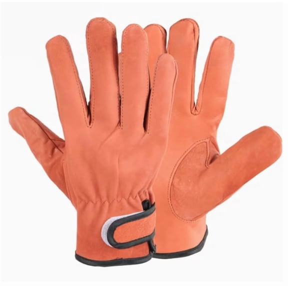 Unisex Full-Finger Outdoor Gloves - Breathable Leather with Non-Slip Grip and Adjustable Velcro Closure for Hiking, Fishing, and Cycling