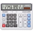 thumbnail image 2 of Calculadora LCD escritorio + botón computadora 12 dígitos (OS-2135 Pro), 2 of 3