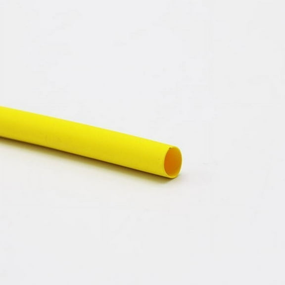 BuyHeatShrink 1/8" 3:1 Adhesive Lined Heat Shrink Tubing (4 feet/piece) - Yellow