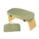 thumbnail image 3 of Banco de meditación cómodo, plegable, con soporte para cadera, silla fácil de limpiar, moderno reclinatorio verde, 3 of 9