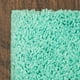 Mainstays Transitional Solid Mint Green Tufted Youth Shag Indoor Area ...