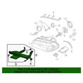 thumbnail image 2 of New Genuine BMW Bracket Headlight Left (2004-2010) OE 63126939199, 2 of 7