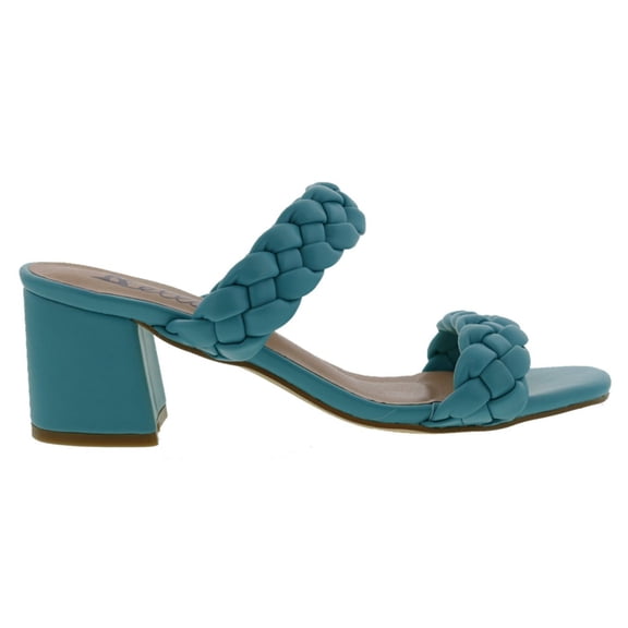 Bellini Fuss Women Slide Sandal In Turquoise Smooth