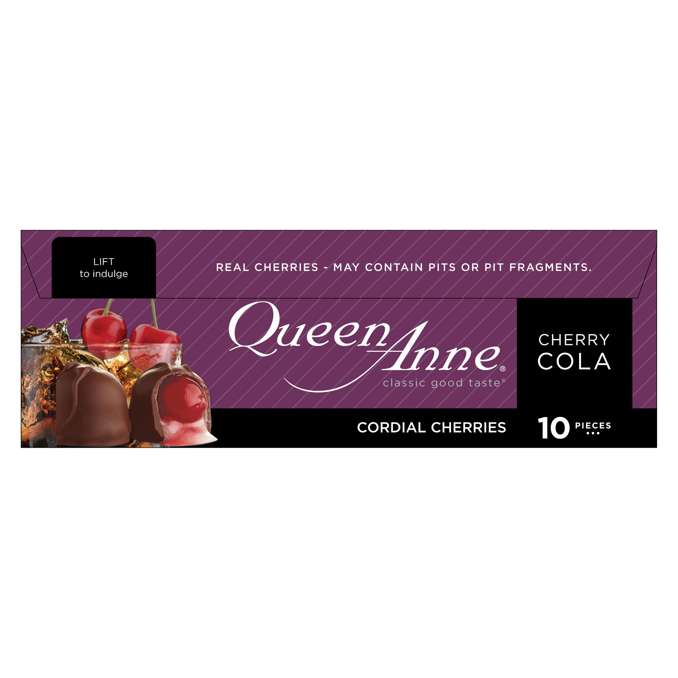 (2 pack) Queen Anne Milk Chocolate Cherry Cola Cordial Cherries, 6.6 oz Box, 10 Pieces