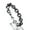 13mm, variant on 11/13/15mm Heavy Black Stainless Steel Rolo Link Chain Bracelet for Men Women-15mm-9 inches bracelet