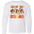 thumbnail image 3 of Inktastic Turkey Trot Squad Thanksgiving Long Sleeve Youth T-Shirt, 3 of 5