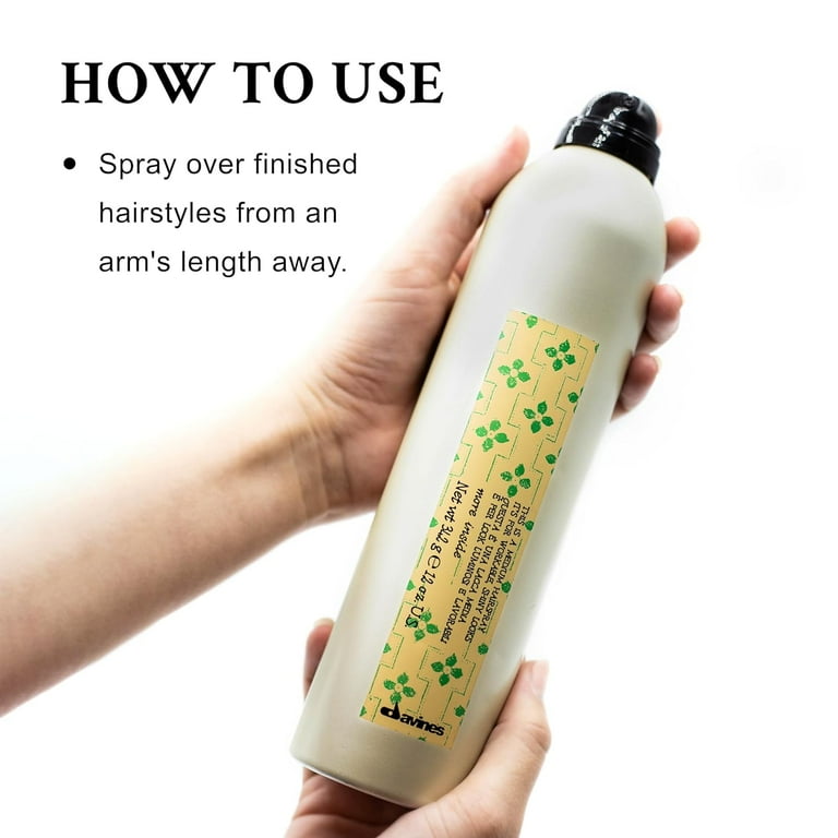 Davines Medium Hold Hairspray, Frizz Fighter, Moisture Resistant, Easy Brush Out, No Residue, 400 ml - Walmart.com