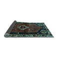 thumbnail image 2 of Ahgly Company Indoor Rectangle Persian Light Blue Traditional Area Rugs, 6' x 9', 2 of 4