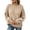 Khaki, variant on Yigetop Women's Crewneck Chunky Knit Sweater, Long Sleeve Loose‑Fit Casual Soft Pullover Work Daily Tops Beige L