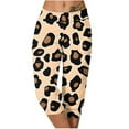 thumbnail image 1 of Penkiiy Women's Summer High Waisted Leopard-print Matching Slim Fitting Yoga Gym Pants L Multicolor, 1 of 6