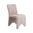 thumbnail image 5 of Modrest Ditka - Modern Beige Velvet Dining Chair (Set of 2), 5 of 5