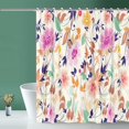 thumbnail image 6 of Popular Floral Shower Curtain Bathroom Floral Design Waterproof Bath Curtain Bathroom Bathtub Decor, 6 of 10
