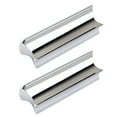 thumbnail image 1 of 2pcs Professional Guitar Slides Stainless Steel Hard Chrome Plated Finger Slide, 1 of 9