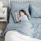 thumbnail image 3 of Juego de ropa de cama Bedsure Blue Comforter completo con 7 piezas, 3 of 8