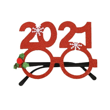 

YUEHAO Shooting Props Christmas Glasses Festival Party Adult Creative Gifts School Children s Decorati christmas glasses G