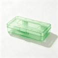 thumbnail image 2 of LOWLHOME Plastic Pencil Case, Large Capacity Clear Pencil Box, Crayon Marker Box with Snap-Tight Lid, Plastic Pencil Cases, Pencil Box, Crayon Box Storage, 2 of 2
