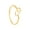 Gold, variant on Women's Hollow Heart To Heart Ring for Couples Stainless Steel Ladies Band Ring Silver Size 12