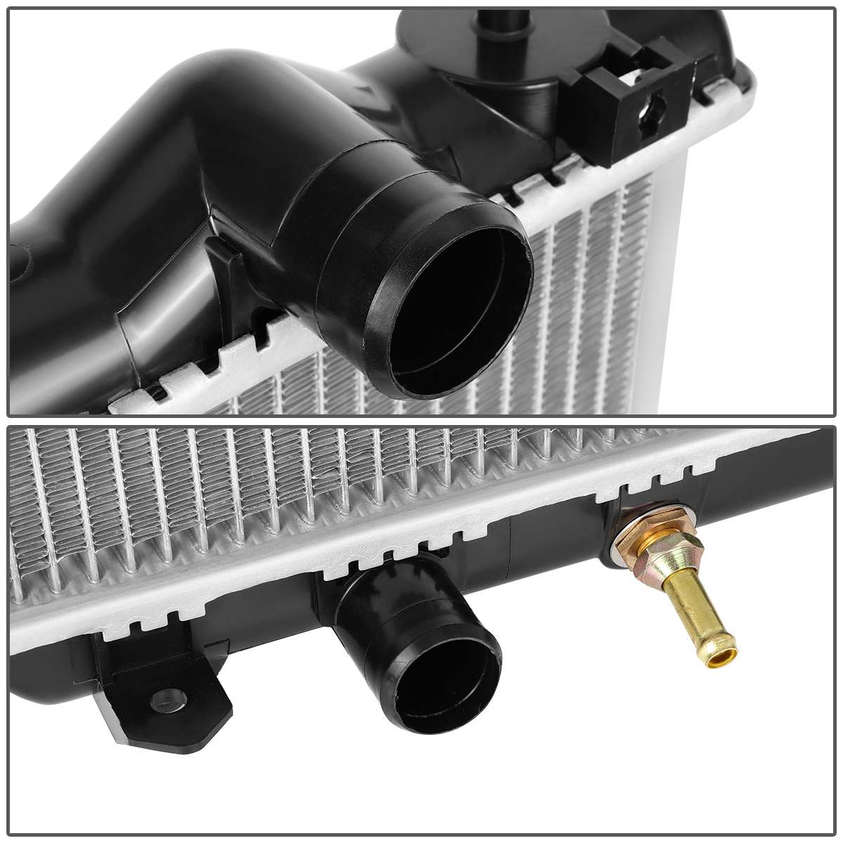 DNA Motoring 1910 Aluminum Radiator for 1997-2001 Toyota Camry Lexus ES300 1999-2001 Solara 3.0L