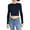 Sky Captain, variant on Tommy Jeans Womens Cut-Out Cropped Pullover Top