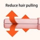 thumbnail image 4 of Plancha de pelo inalámbrica, mini plancha y rizador de cerámica portátil 2 en 1, plancha de viaje recargable USB-C, bloquea la humedad y el brillo, 3 niveles ajustables (rosa), 4 of 5