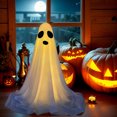 thumbnail image 3 of Decoración de fantasma espeluznante de 335 pulgadas con luz de decoración de Halloween de fantasma espeluznante blanca clara, 3 of 8