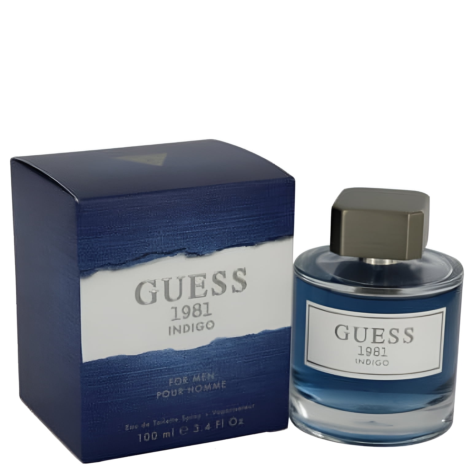 GUESS 1981 INDIGO * Guess 3.4 oz / 100 ml Eau de Toilette Men Cologne Spray