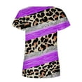 thumbnail image 4 of Hauts d'Été pour Femmes Sexy Mode Été Sexy Pli Imprimé Régulier Femmes Manches Courtes Col en V Bouton Haut Hauts Manches Courtes Femmes Hauts d'Été Sexy pour Femmes Hauts Manches Courtes Femmes, 4 of 6