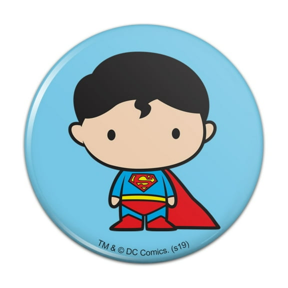 Superman Cute Chibi Character Kitchen Refrigerator Locker Button Magnet