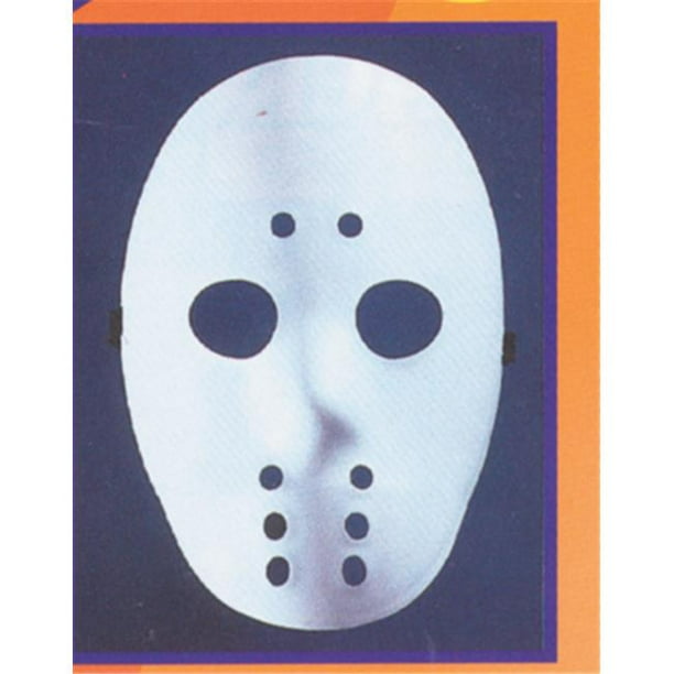 Costumes For All Occasions 10557 Masque de Hockey Blanc