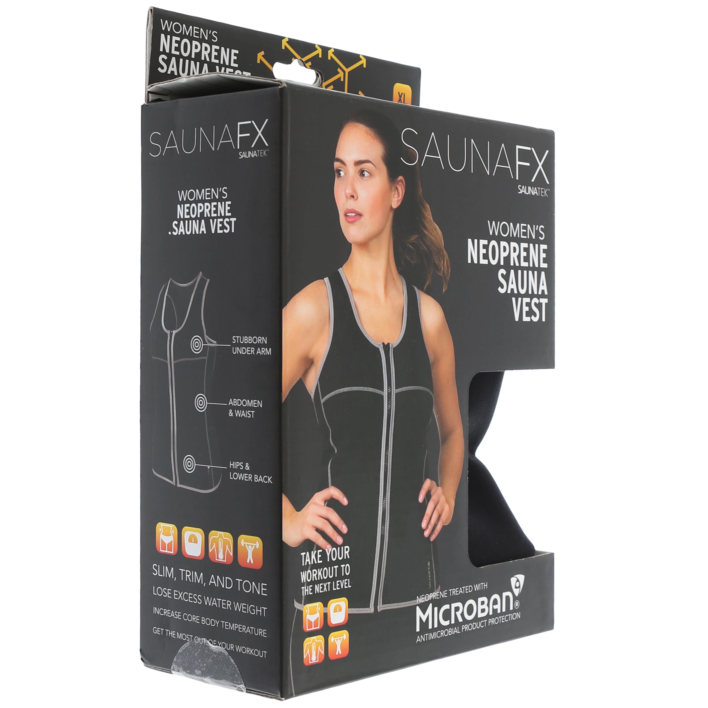 saunafx women's sauna vest
