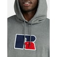 thumbnail image 4 of Russell Athletic Men's Pullover Hoodie with Flocked Logo Patch, Sizes S-2XL, 4 of 5